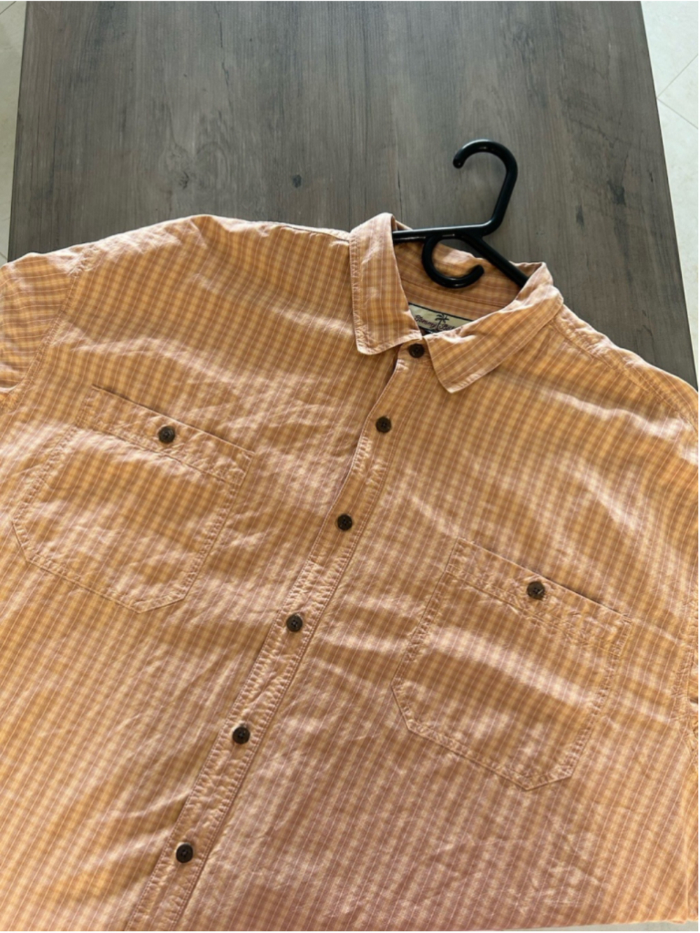 Tommy Bahama Men's Plaid Button Down Shirt 100% Silk Size XXL